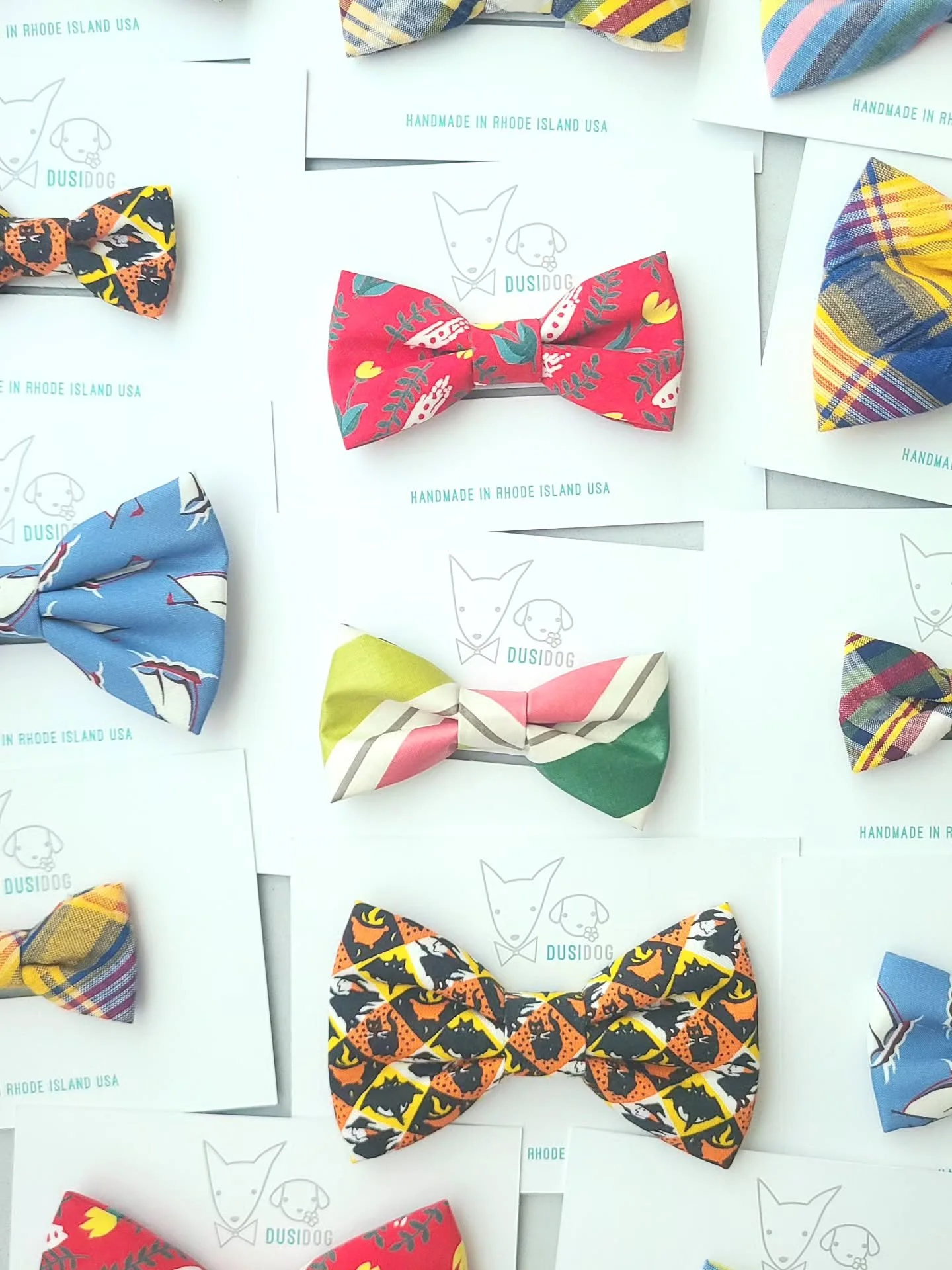 📢 Attention vintage fabric lovers... 

You may have remembered we did a collab with @carmenandginger (our fav pet friendly vintage shop in Warren, RI) a few years back. That was a fun time. So we did it again this year! 🎉 They sent us beautifully c