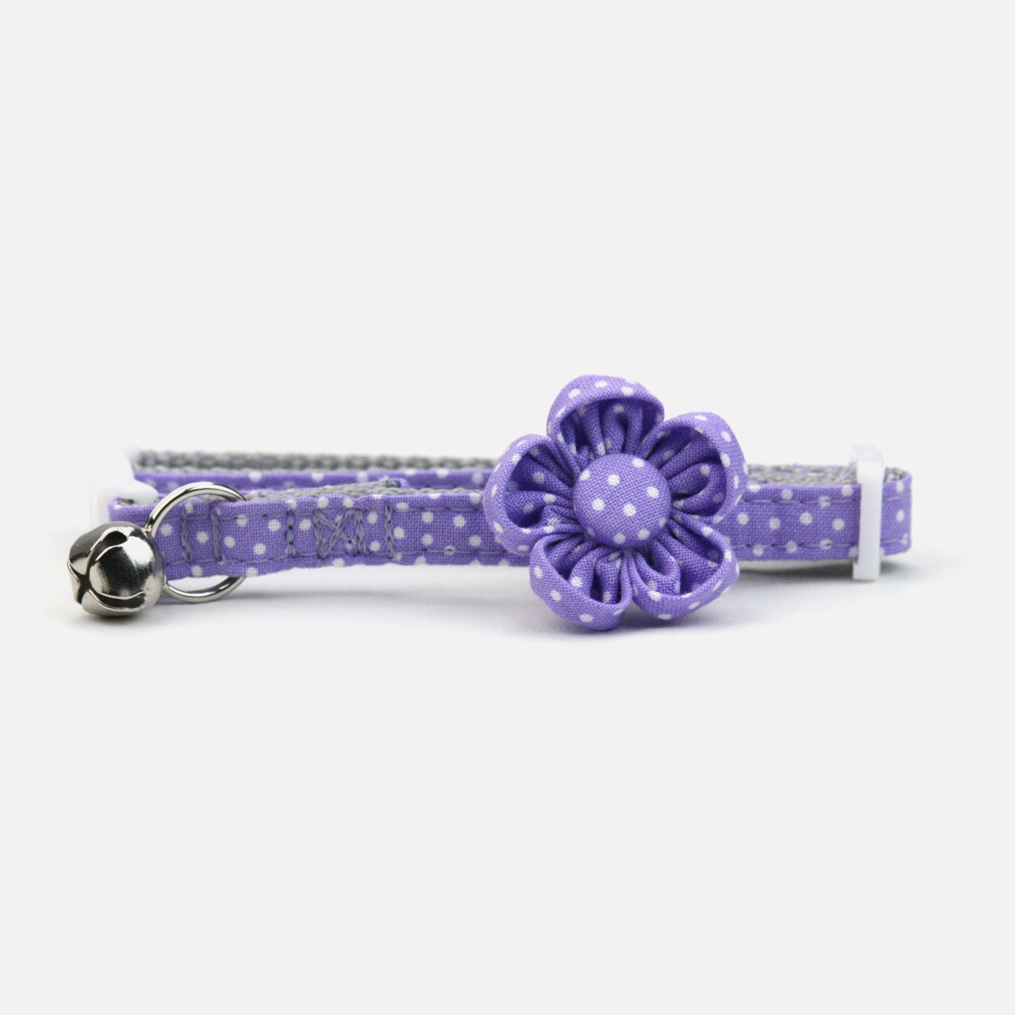 Dippity Dot Cat Flower Collar - Violet