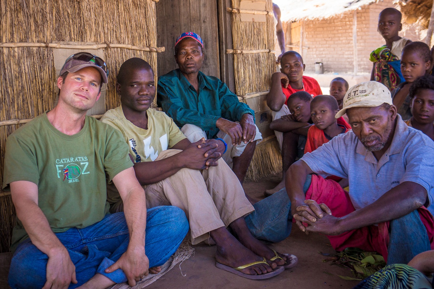 With friends in Mozambique