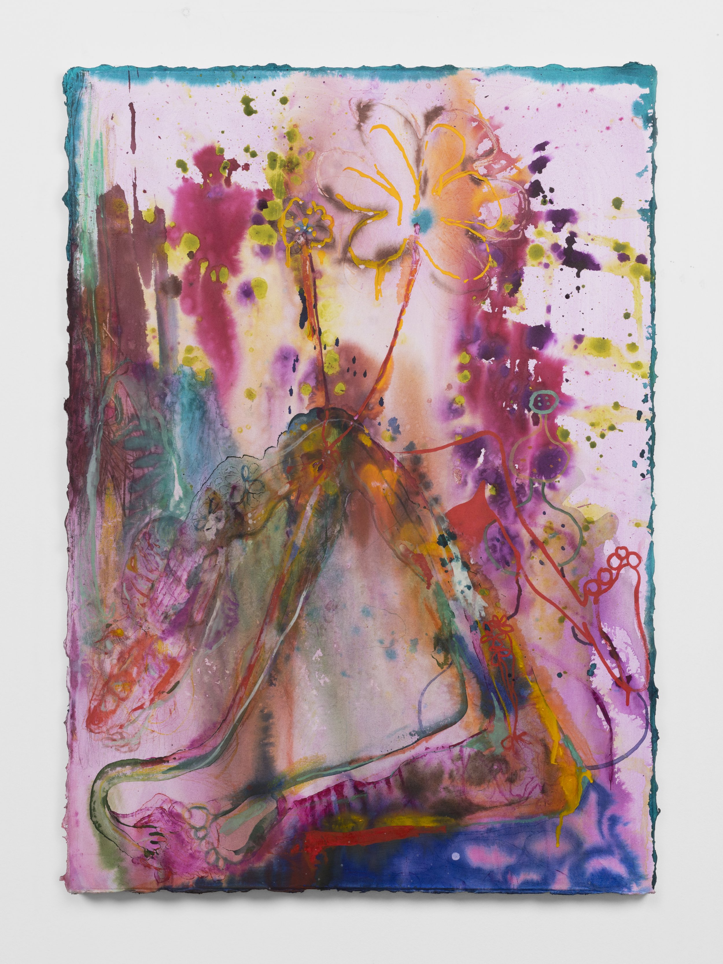 Backward Bloom | Ink on Canvas