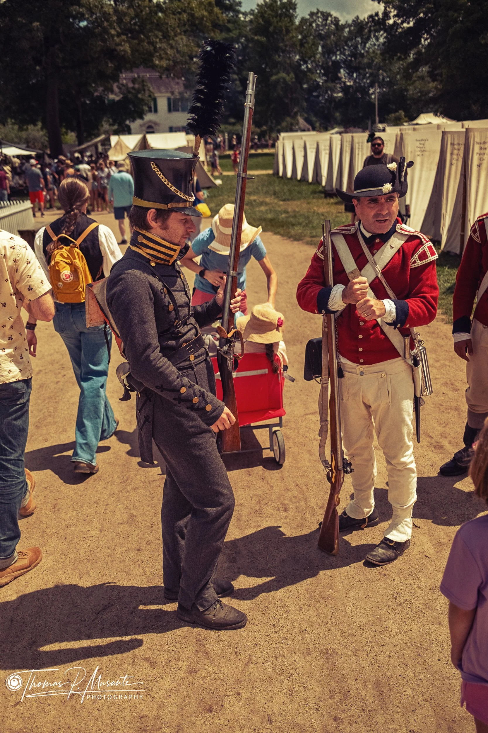 Sixty Years Apart: an 1830s Militia Interpreter and a Redcoat Side by Side