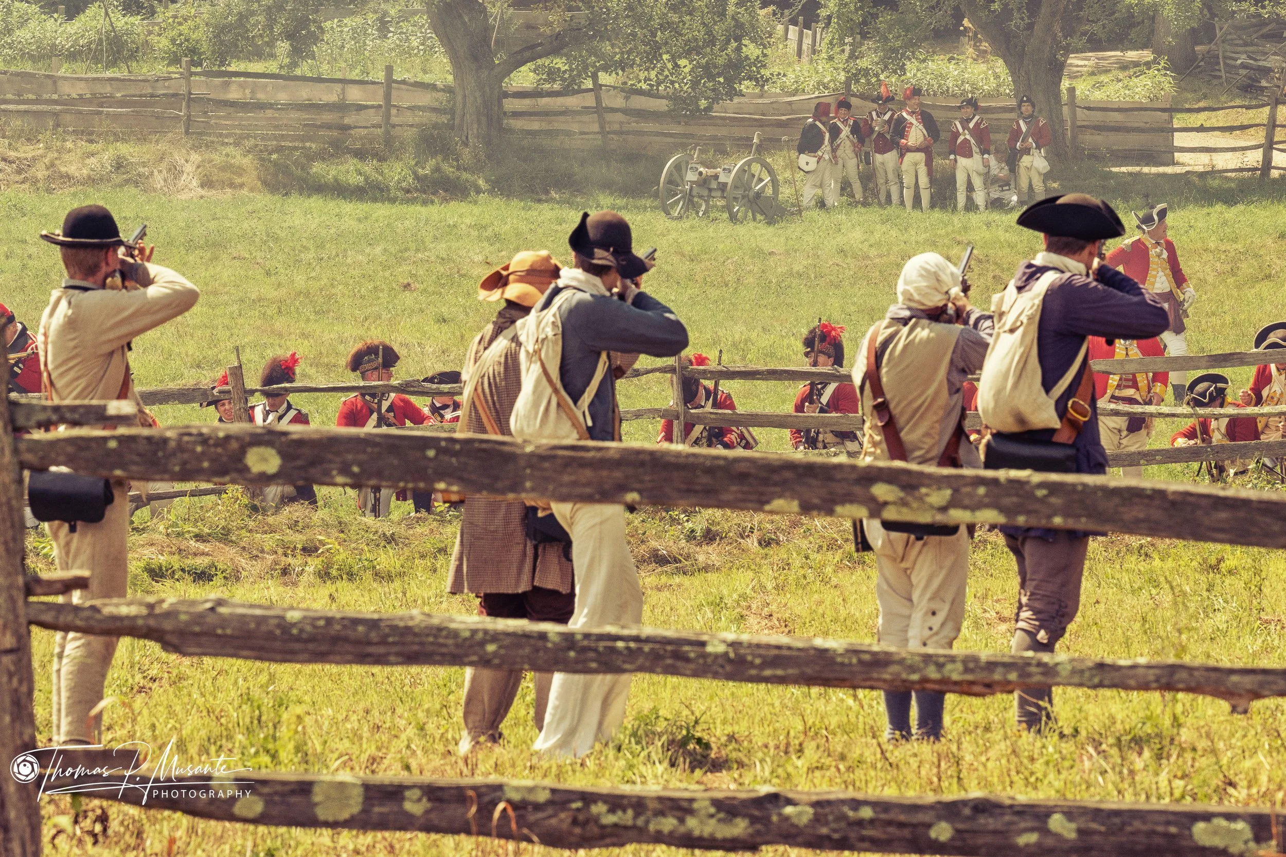 Leveling Flintlocks Across the Rail Fence