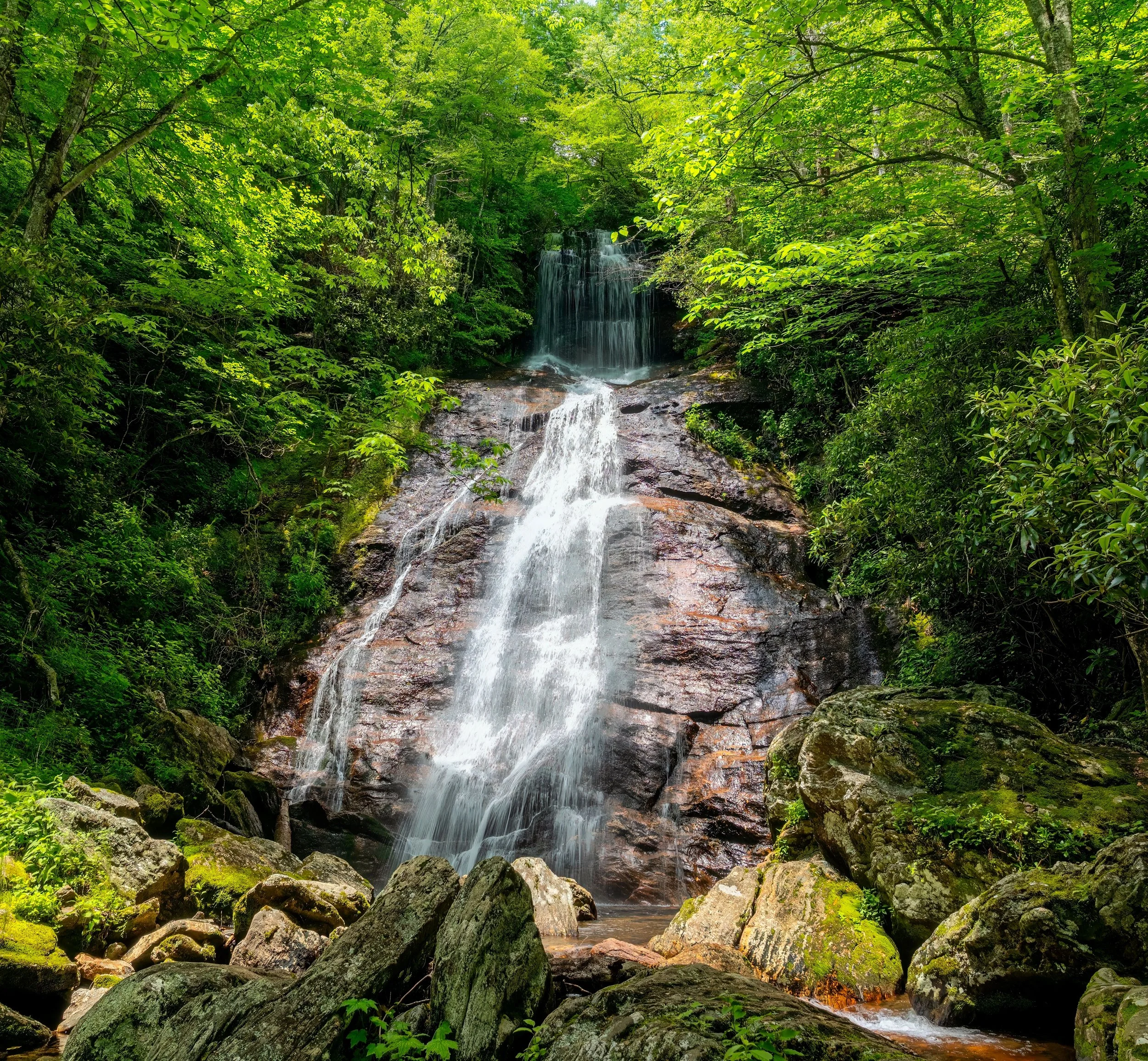 Dill Falls, NC - ("Upper" + "Lower") — Fine Art Photography