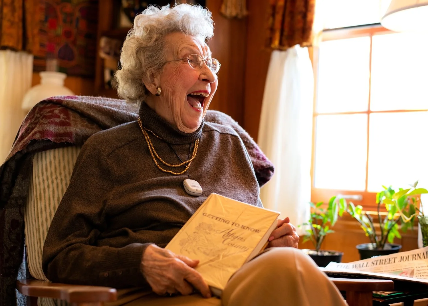  Local historian Marjorie Stone photographed in her Athens, Ohio, home on April 3, 2019. Stone was a key founder of the Athens County Historical Museum, now the Southeast Ohio History Center, and served as the museum's first executive director. She i