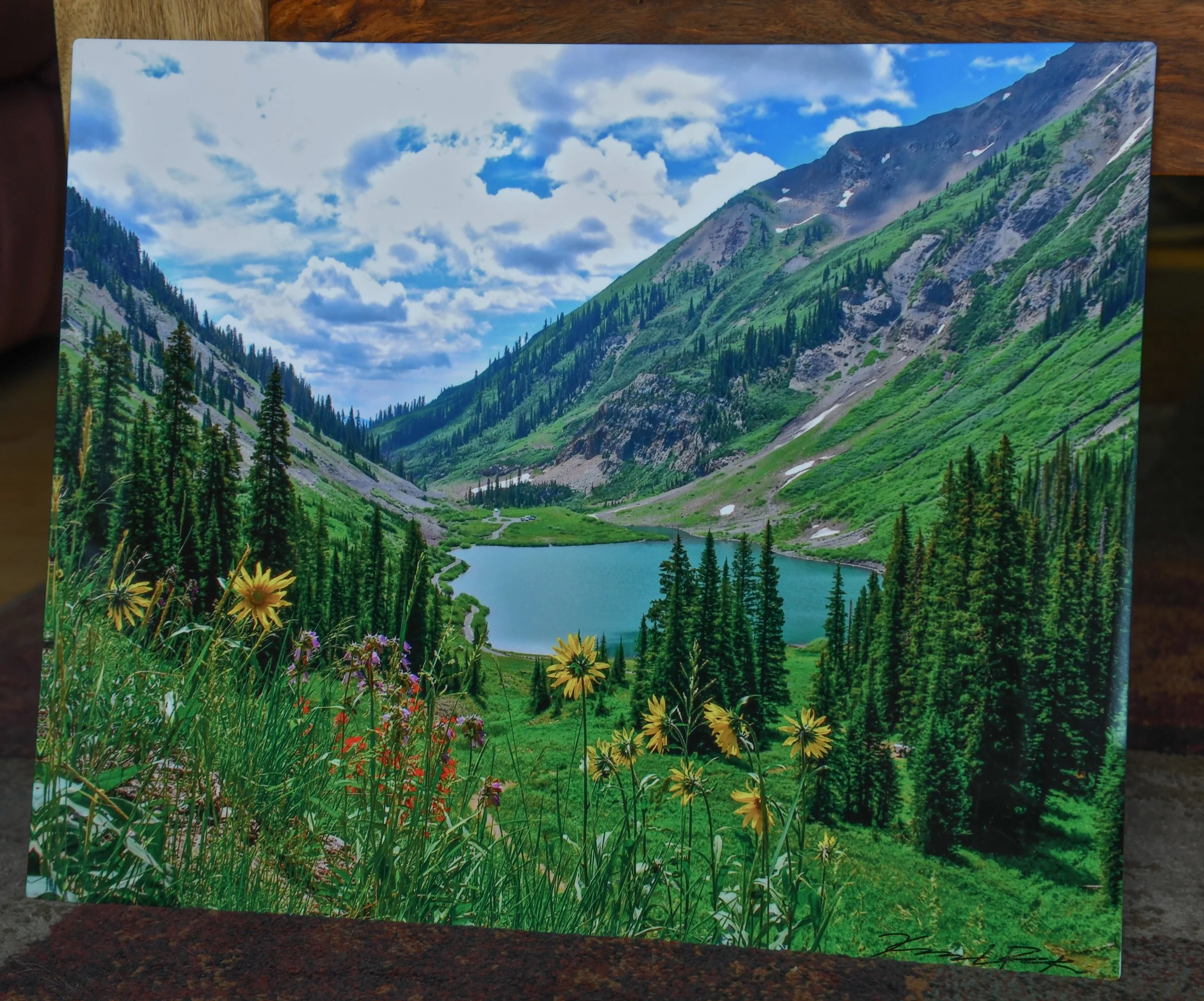 16x20" Metal Print - Emerald Lake
