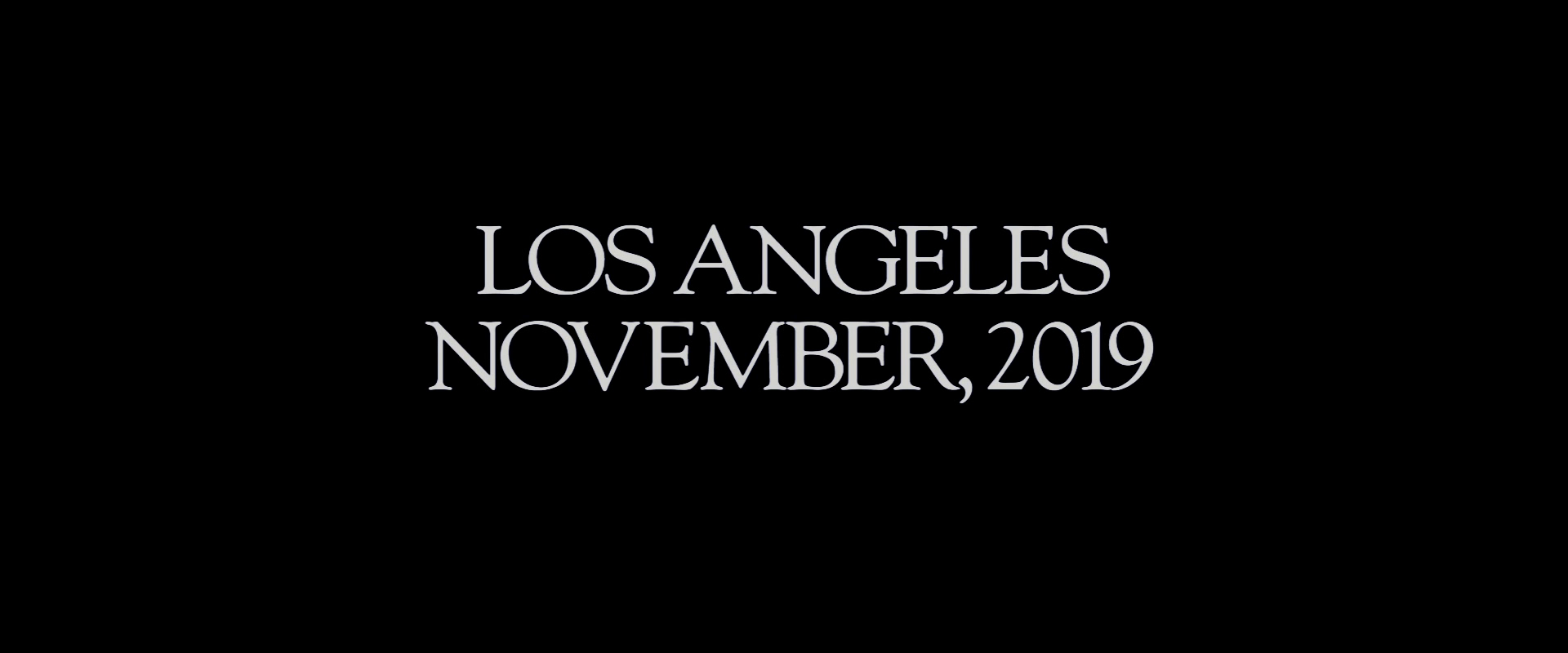 Los Angeles 2019 - 2049