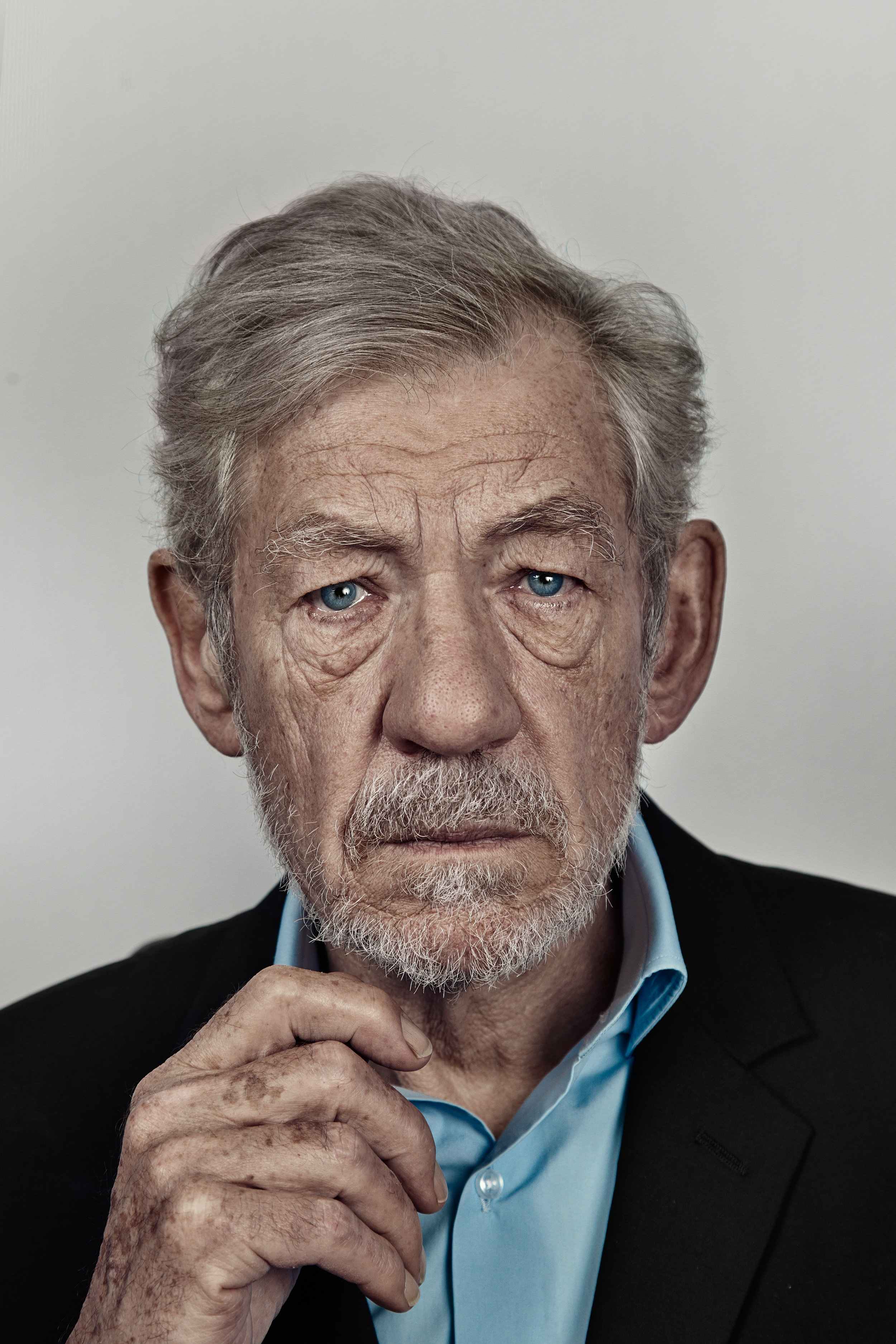 Sir Ian McKellen Portrait Sitting Rory Lewis Photographer 2015