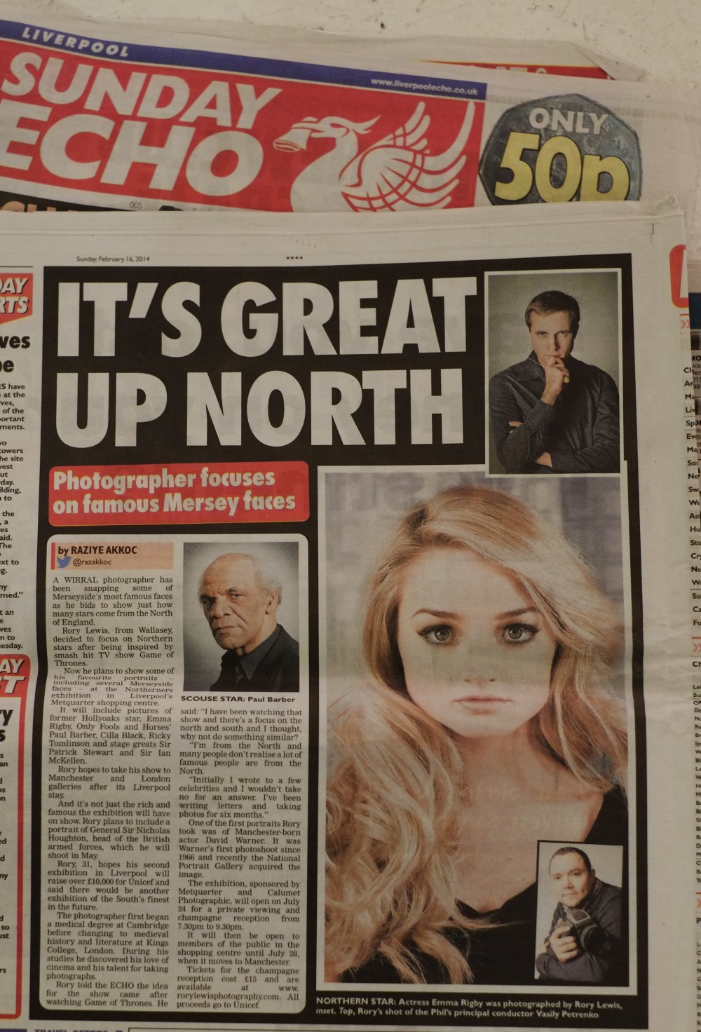 Liverpool Echo February 16th 2014