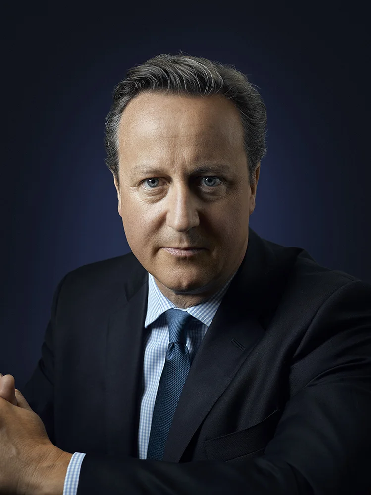 David Cameron Prime Minister Portrait Sitting London, Liverpool, Leeds, Corporate Headshot Photographer