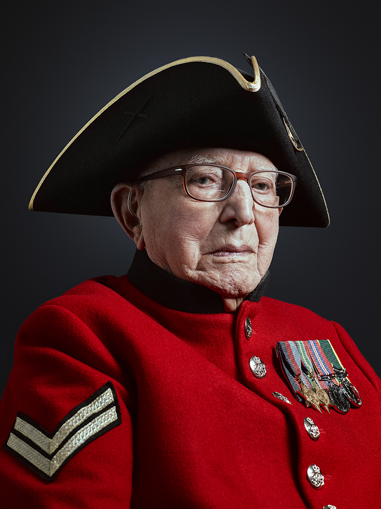 Chelsea Pensioner Dougie Hassall Portrait Commission