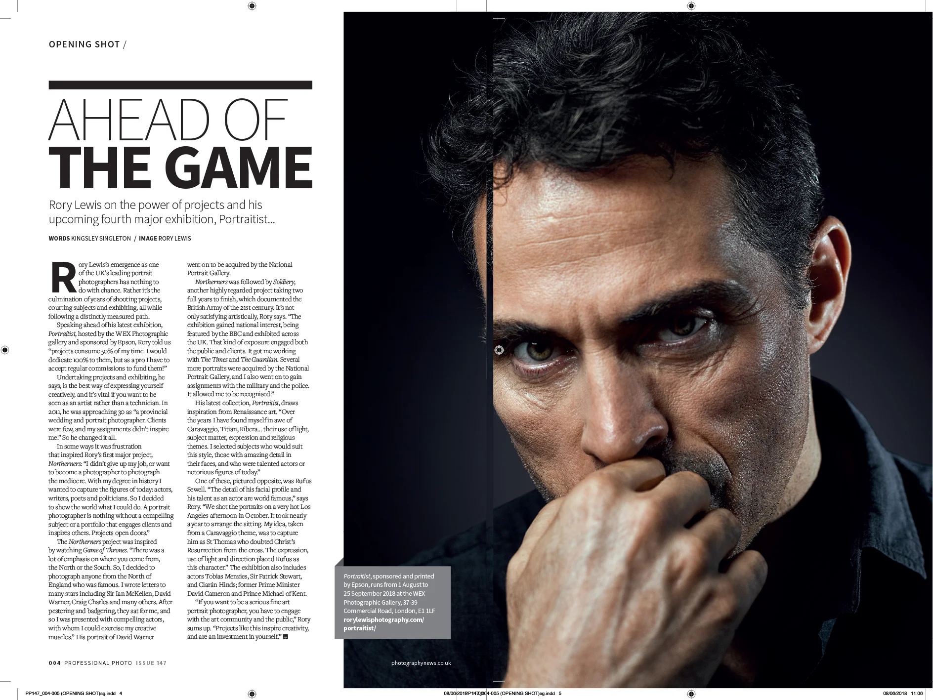 Photo Professional Magazine Interviews Rory Lewis Issue - 