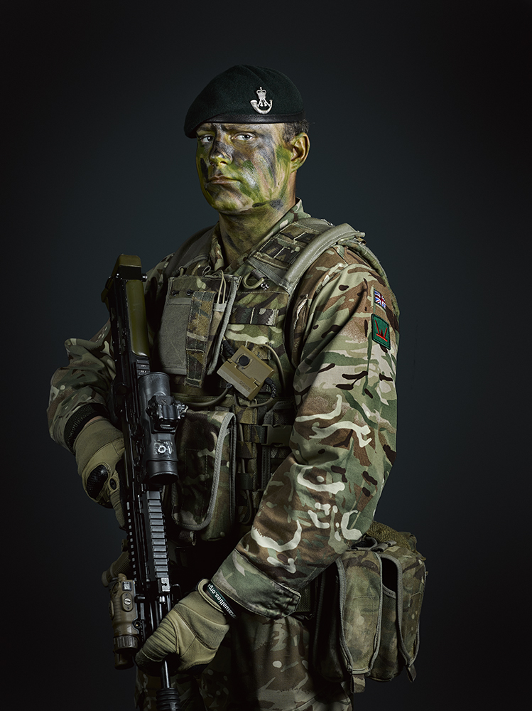 Captain Massey 1st Battalion The Rifles (Rory Lewis Photographer 2018) Military Portrait Photographer (London)