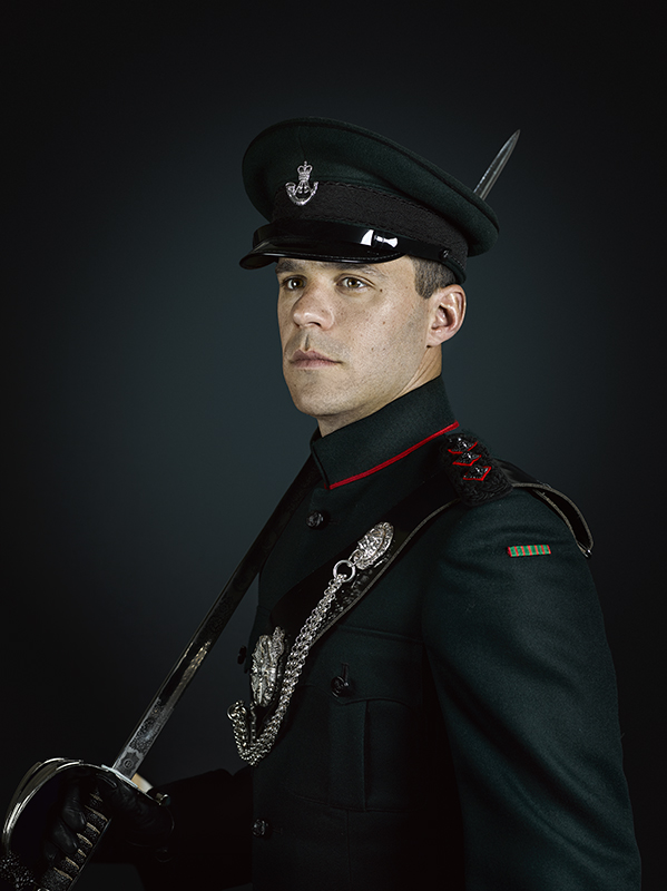 Captain Axford 1st Battalion The Rifles (Rory Lewis Photographer 2018) Military Portrait Photographer (London)