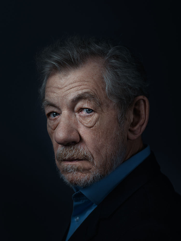 Sir Ian McKellen Rory Lewis Portrait Photographer