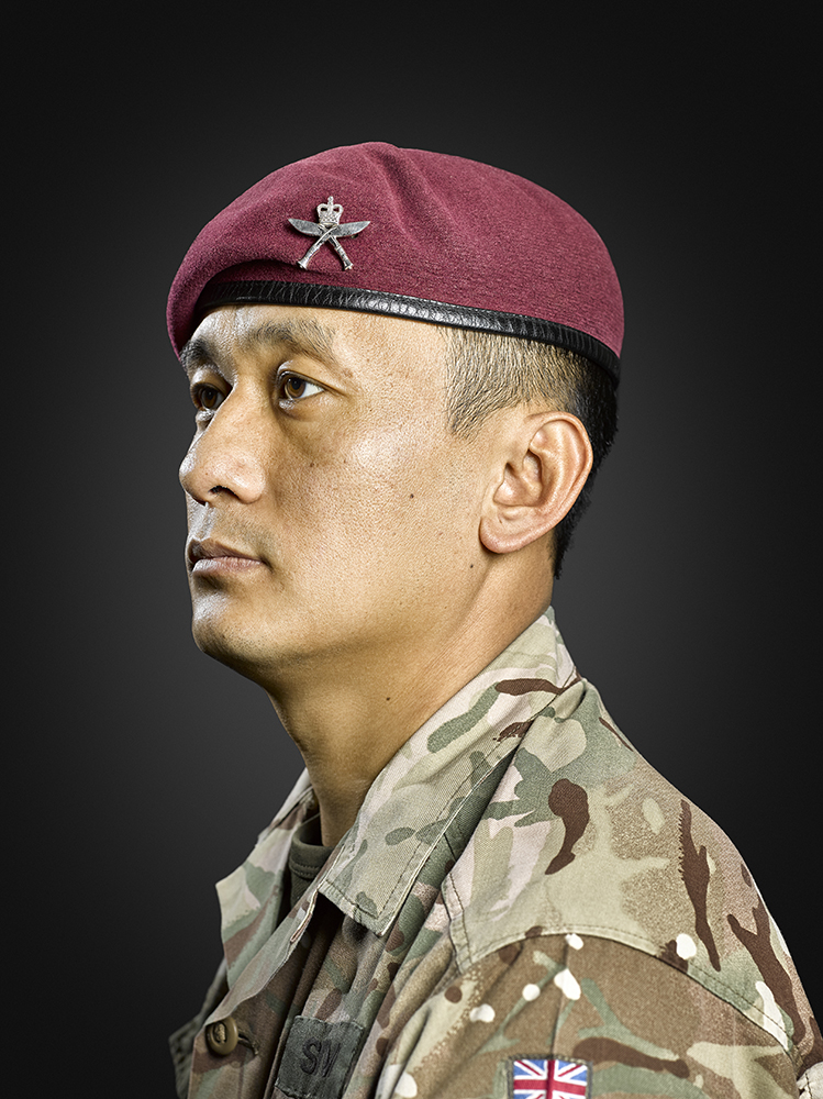 Warrant Officer Class 2,  Shiua Kumar Rai Rory Lewis Military Portrait Photographer London