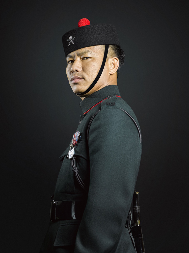 Sergeant Santosh Gurung, 2nd Battalion Royal Gurkha Rifles, Rory Lewis Military Portrait Photographer London