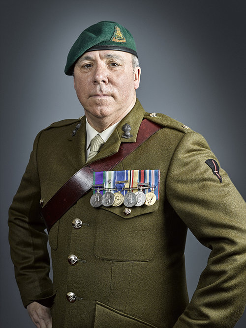 Major John Melville Military Portrait Sitting — Rory Lewis Portrait ...