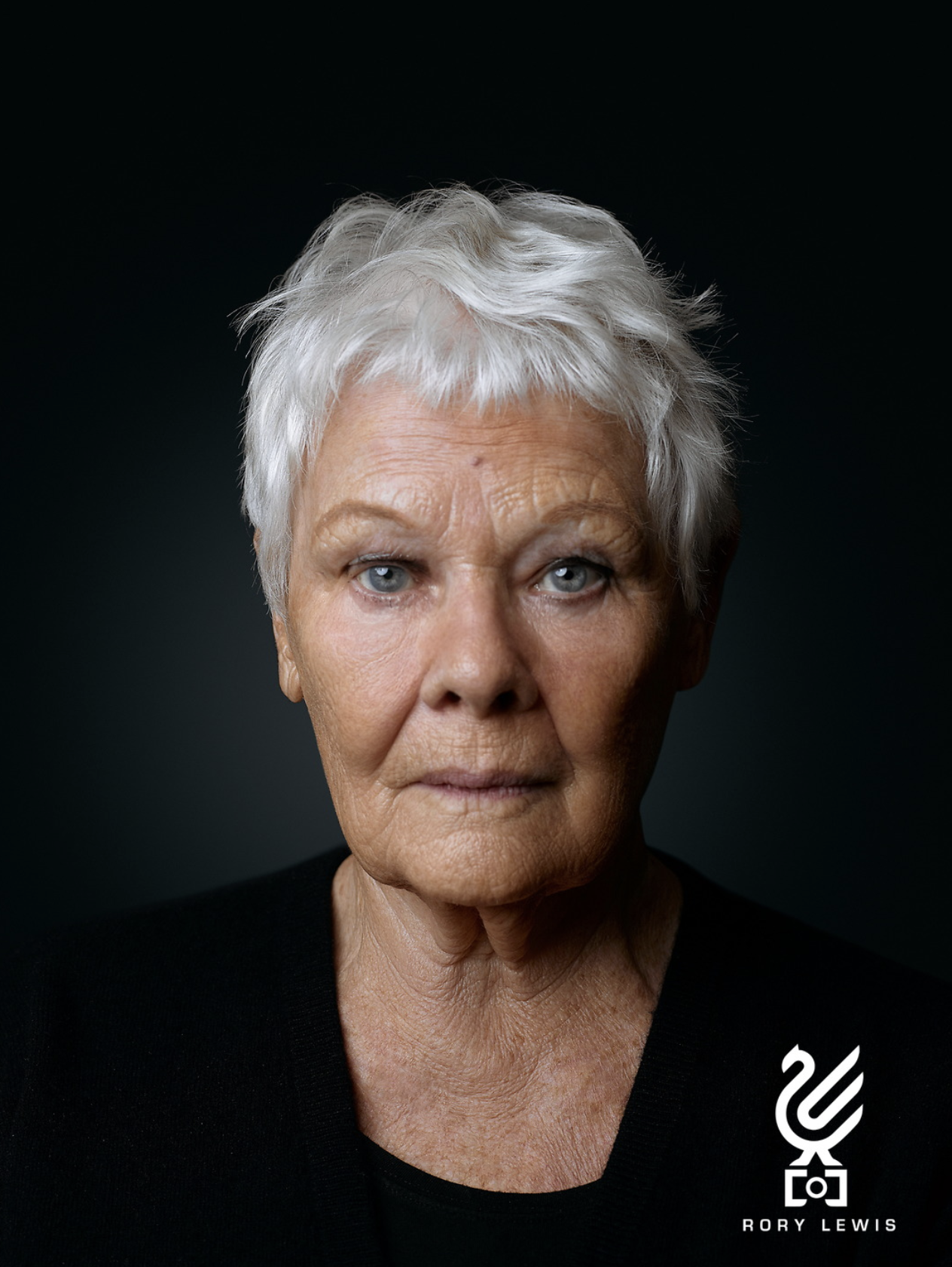 Dame Judi Dench Portrait Sitting 