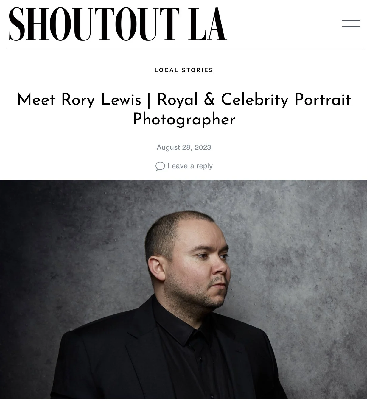 Gratitude to Shoutout LA Magazine for Spotlighting My Journey