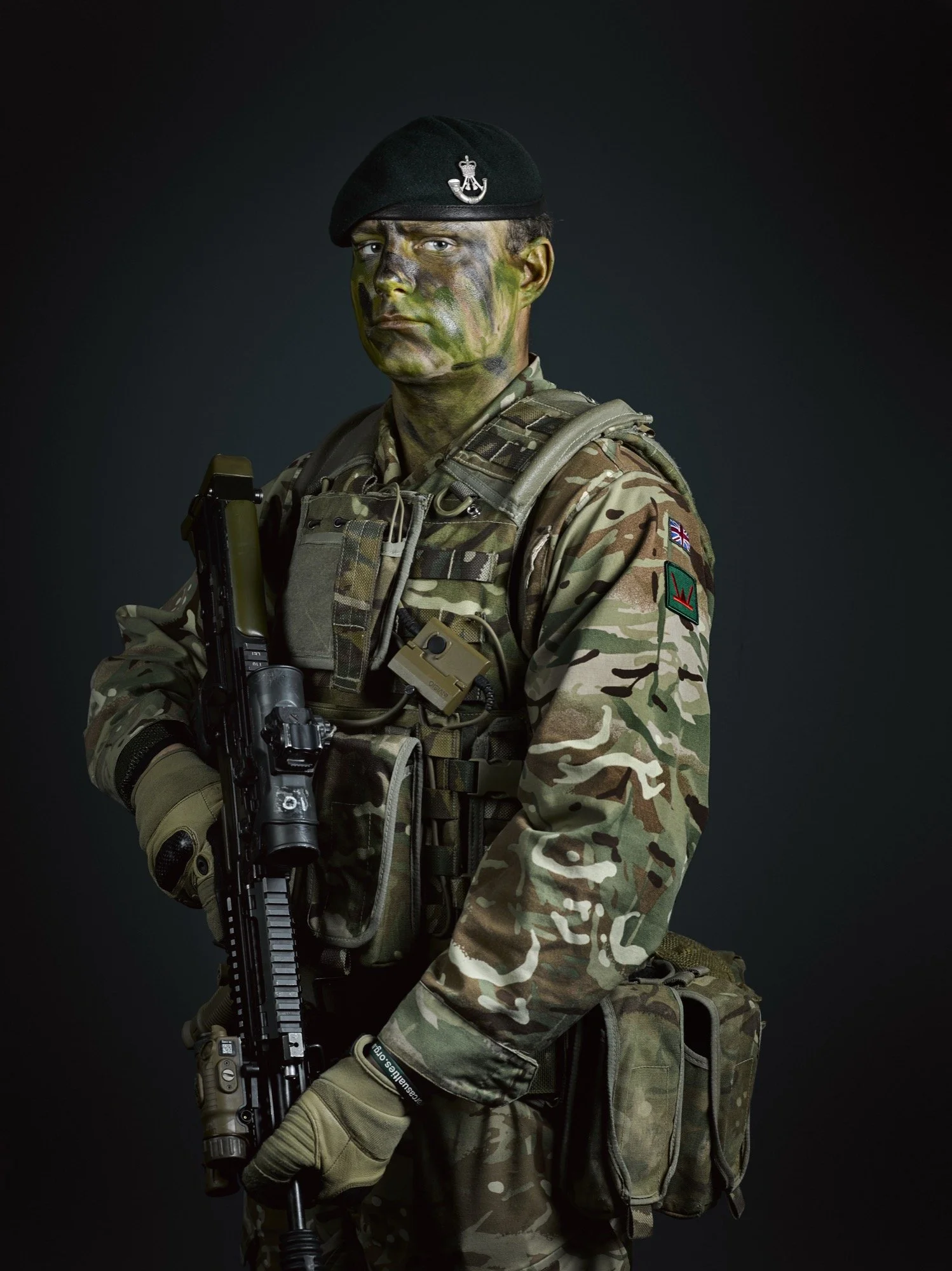 Captain Massey, 1st Battalion The Rifles Portrait Donation to The Rifles Berkshire & Wiltshire Museum