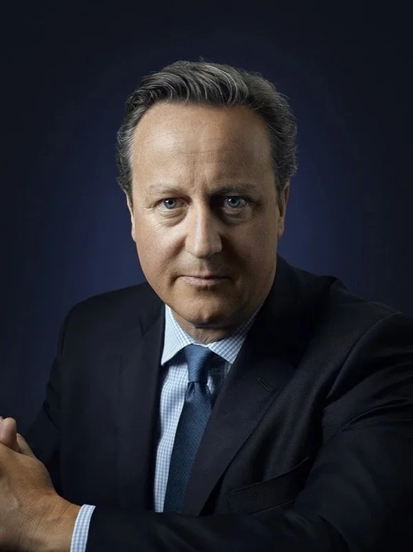 David Cameron — Prime Minister Portrait Sitting