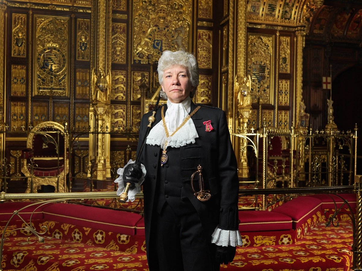 Black Rod Sarah Clarke OBE – Portrait Sitting