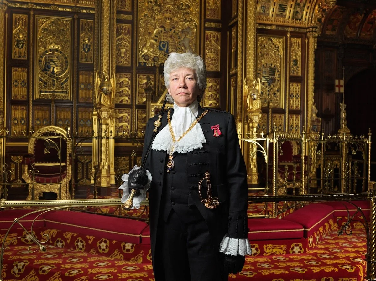 Black Rod Sarah Clarke OBE – Portrait Sitting