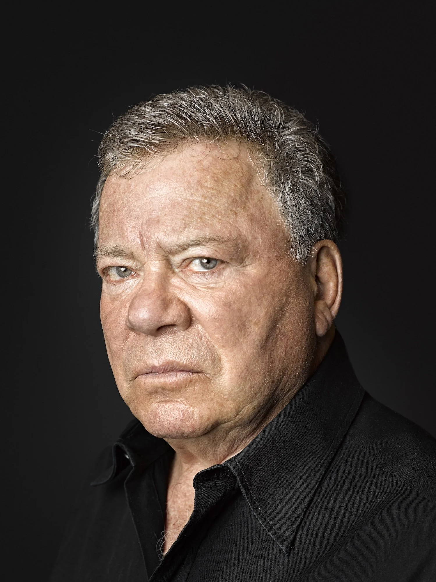 William Shatner – A Portrait of Ease, Presence, and Iconic Character