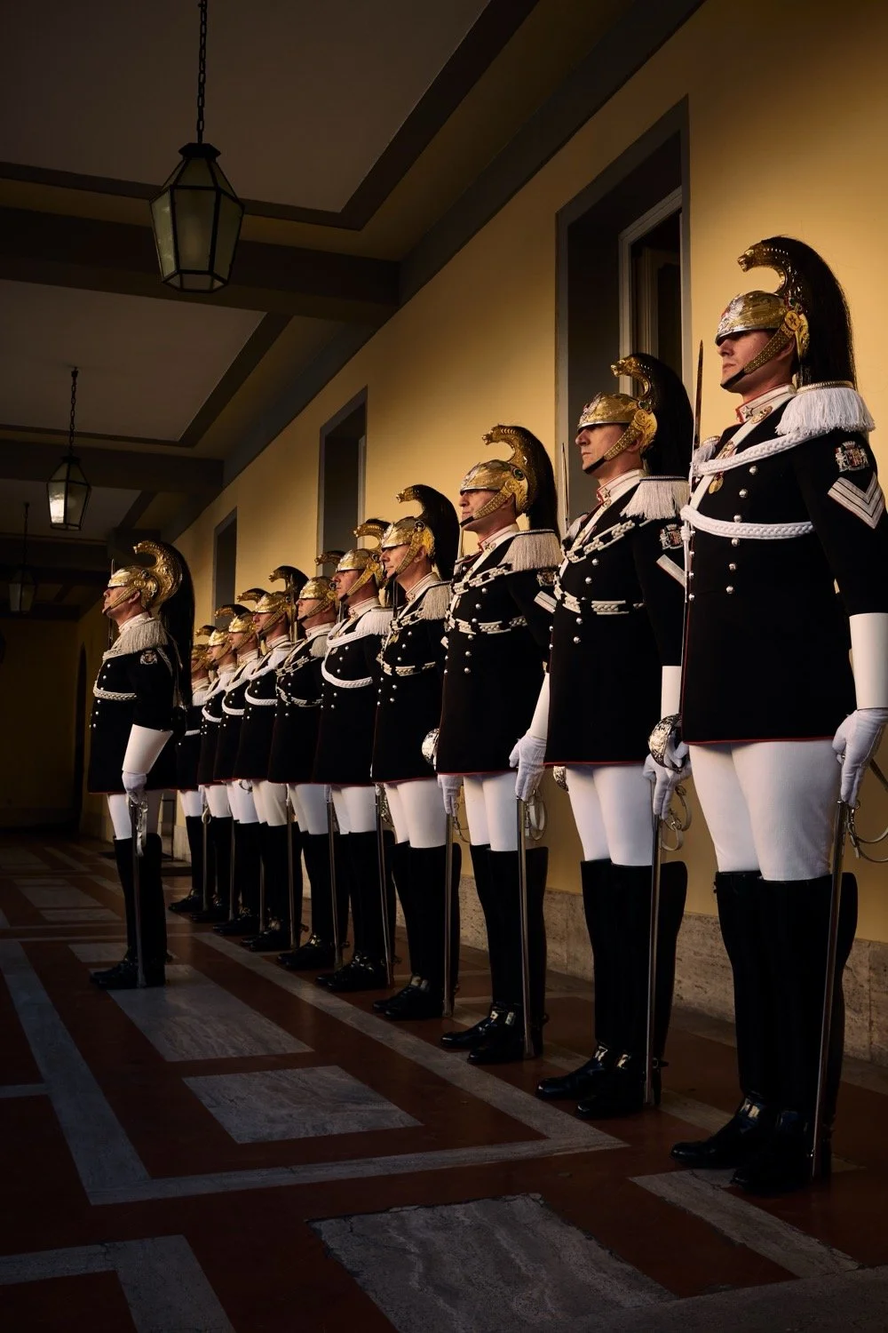 Reggimento Corazzieri (The Cuirassiers' Regiment) Rome Portrait Sittings