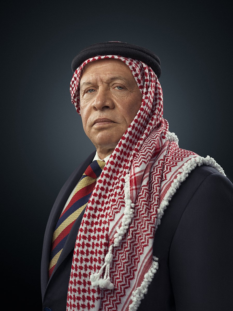  Photographing His Majesty King Abdullah II of Jordan, Colonel-in-Chief of The Light Dragoons 