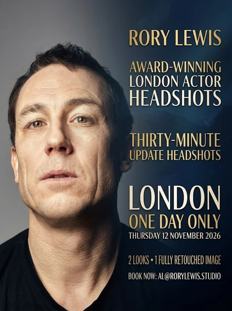 Thirty-Minute Update Headshots — London, One Day Only (Thursday 12 November)
