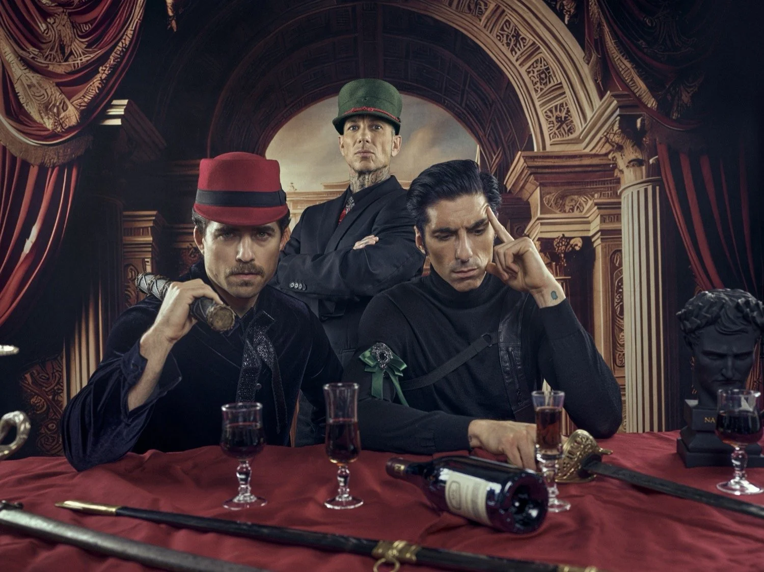 (Left to Write) Adam Wesley Michael Robert House, Chauncey Allen