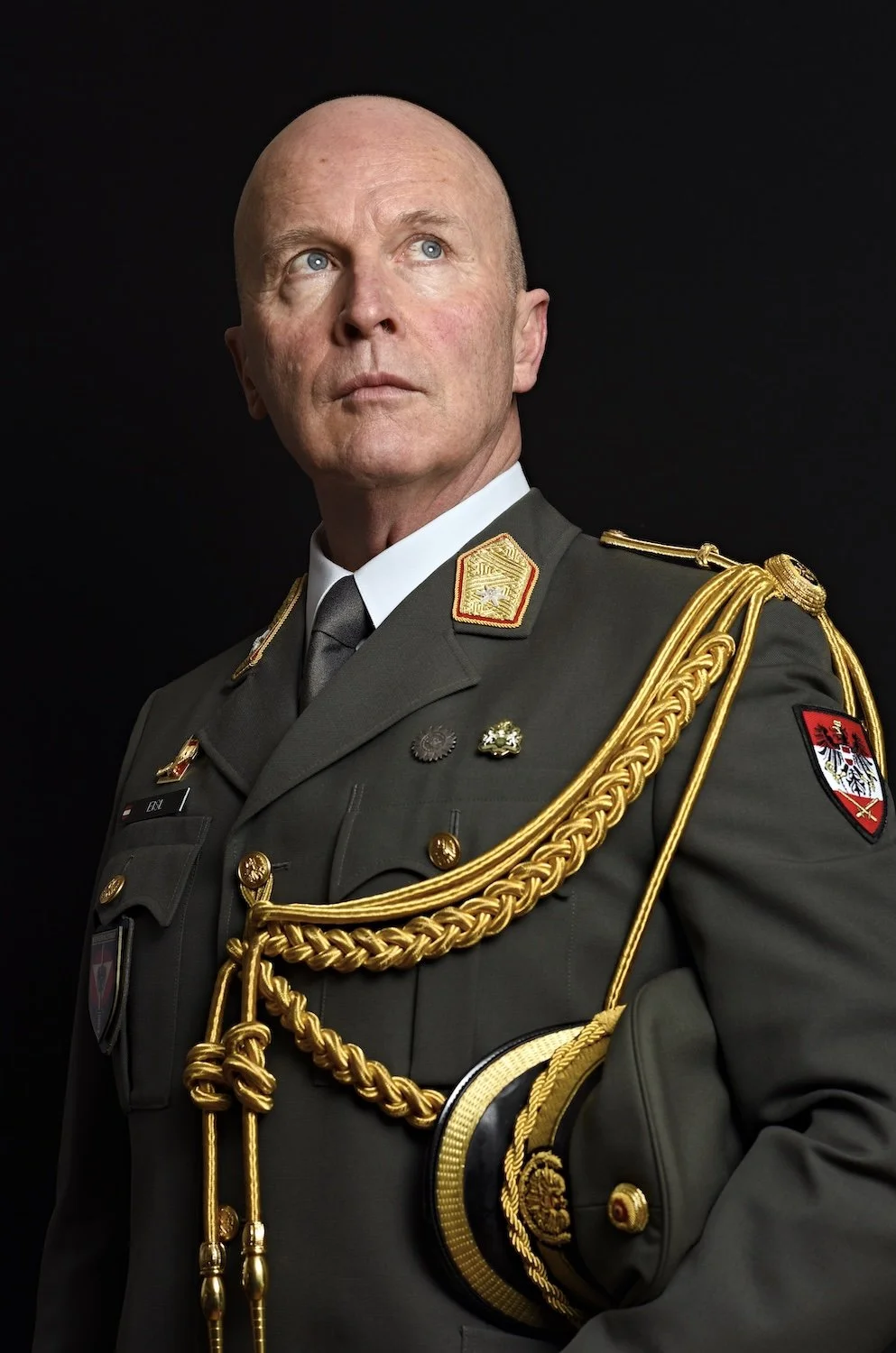 Brigadier Günter Eisl — Portrait Sitting (Austrian Embassy, London)