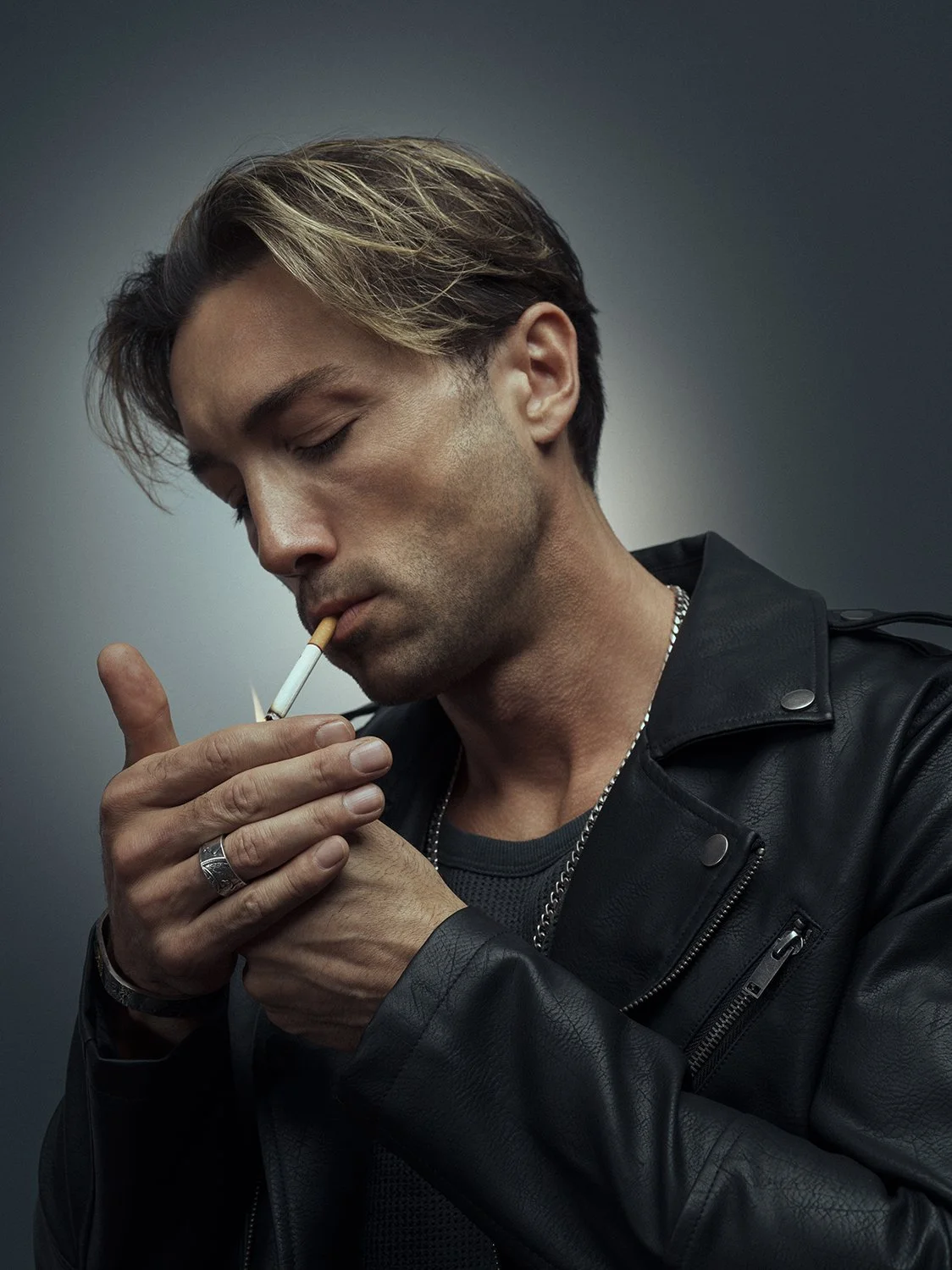  When   Elisha Davis   s tepped into my  Downtown  Los Angeles studio, th e objective was clear: create imagery that matched the pace and scale of his career right now.  With a growing body  of television  work and a slate of  recent and  upcoming re