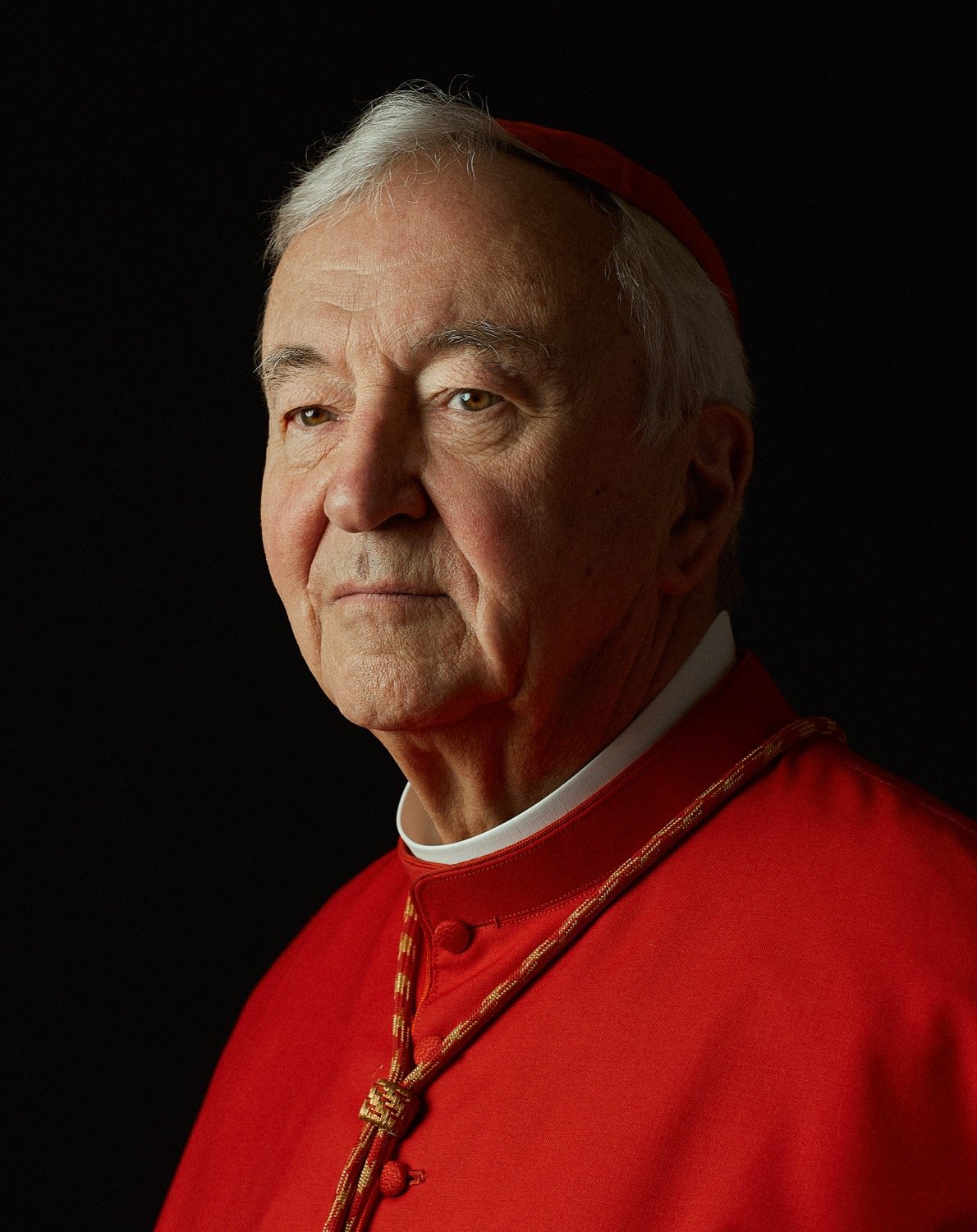 Cardinal Vincent Nichols Portrait Sitting Rory Lewis Photographer Los Angeles, London & New York 2022
