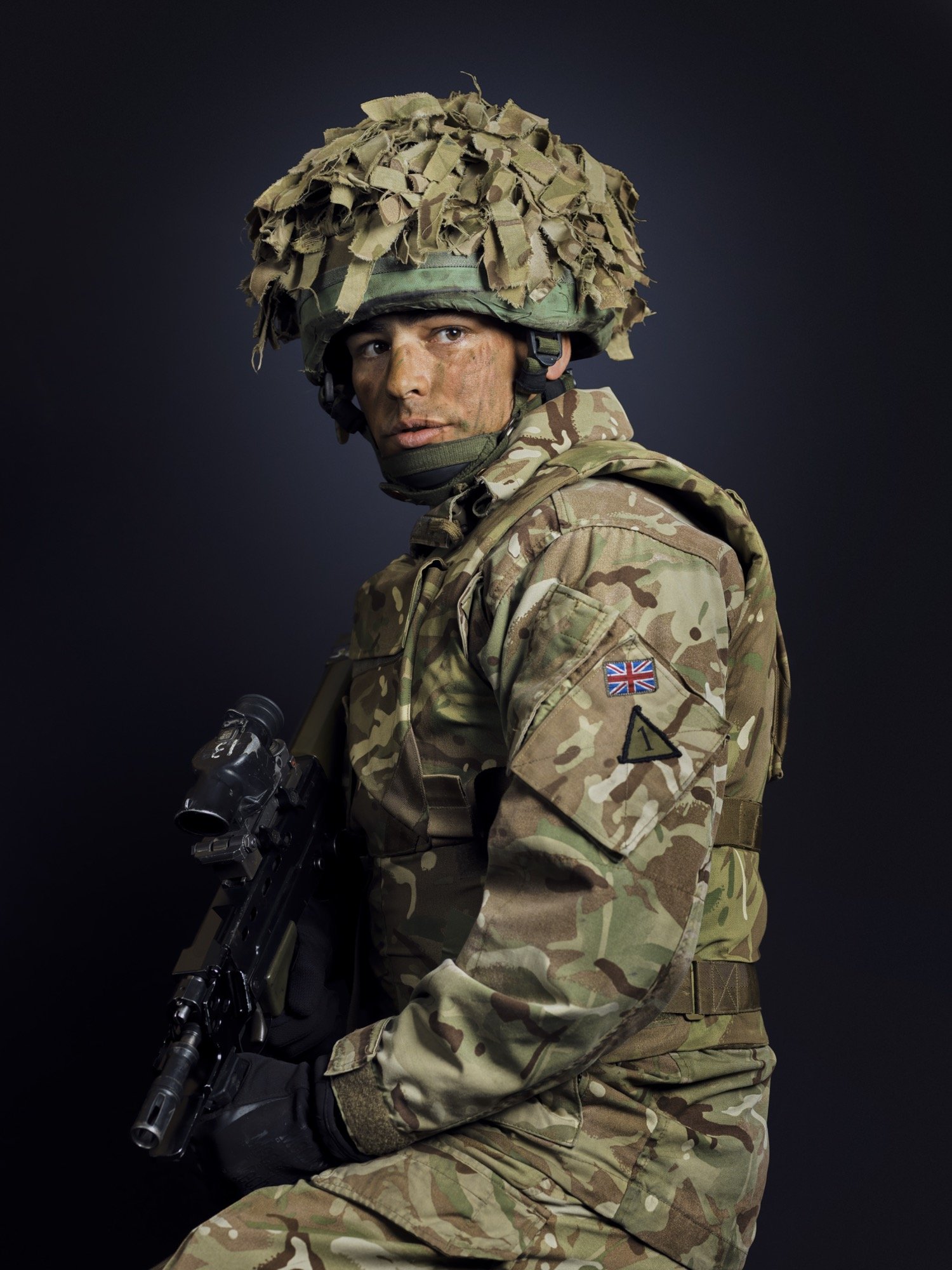 Trooper Millward Royal Tank Regiment Portraits, Rory Lewis British Army Portrait Photographer (2019)
