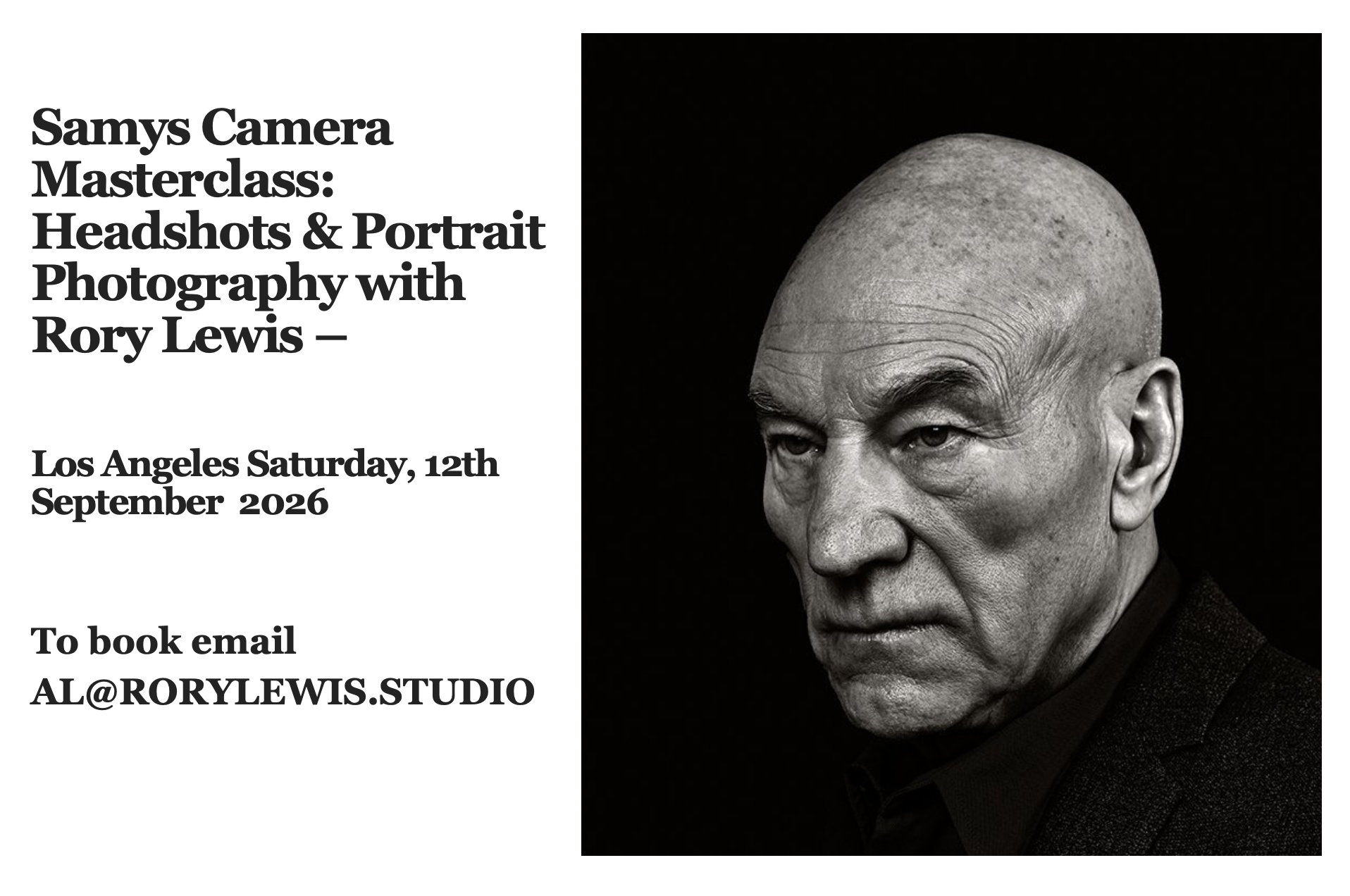 Samy's Camera Masterclass, Los Angeles, 12 September 2026