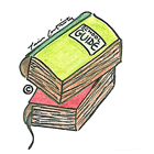 1 set text ad note books €28