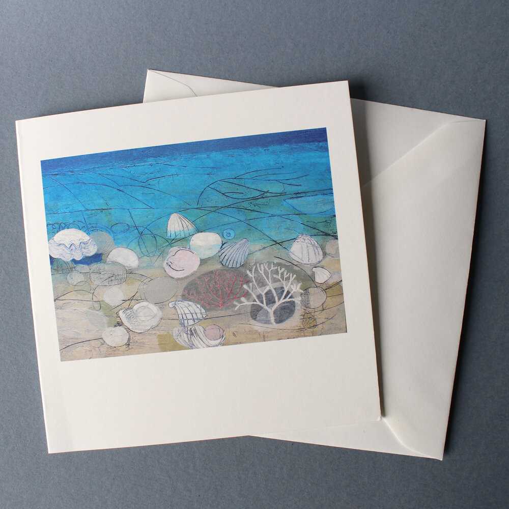 Beachcomber greetings card