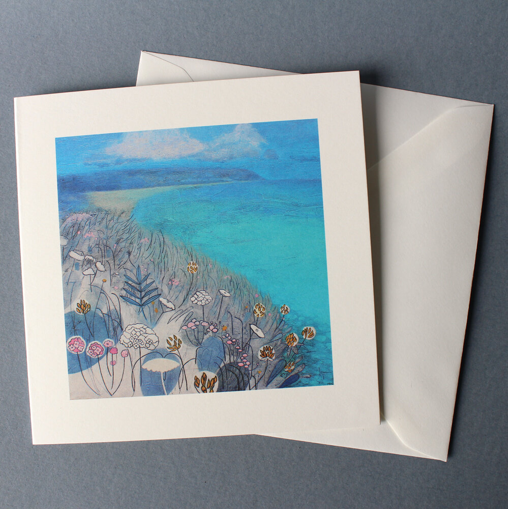 Walking to Sennen greetings card