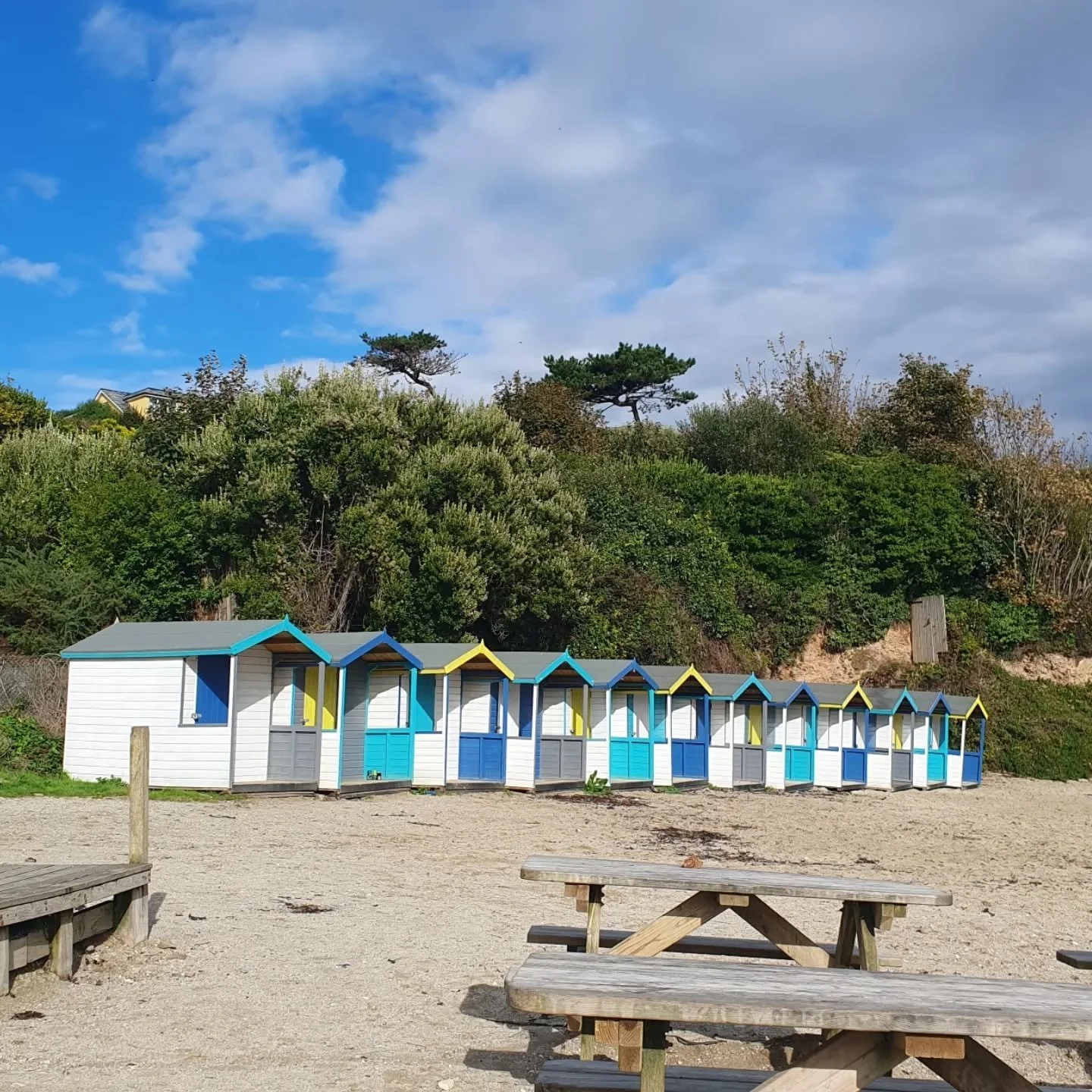 Thanks Kernow for picking me up from the sad gutter I've been living in for the last 3 weeks.

1. Beach huts at Swanpool 
2. @scamp4u modelling on of my Spooky Doll Face Brooches that they just purchased 
3. Paper mache &amp; pipe cleaner strawberry 