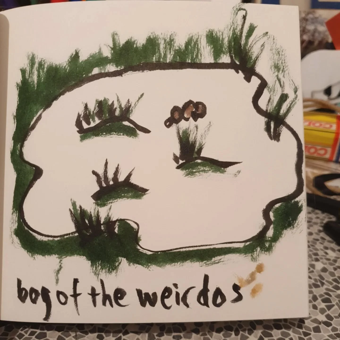 Trying to do something,  anything, inspired by my friend @fogou_models who is trying to get me into the world of miniatures and suggested I start creating  weirdo characters. 

I'm liking bog of the weirdos best at the moment, not sure how I feel abo