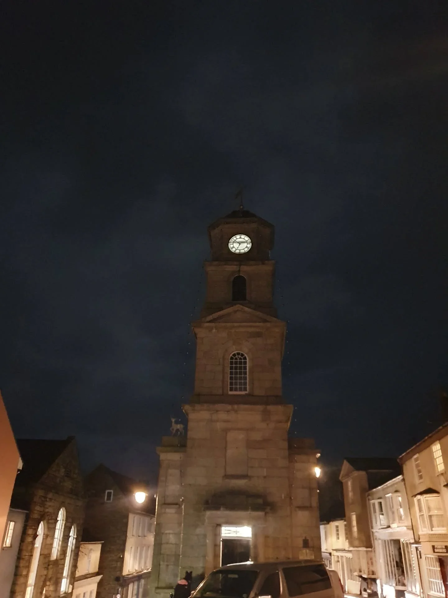 In this photo you can see the creative homes of me, @cornwallpoetrylibrary, @hannahbatstonejewellery (all at Old Bank Studios) and @garath.the.goat.pottery (next door to us). If you were looking the other way you'd see @artcentrepenryn &amp; @terrace