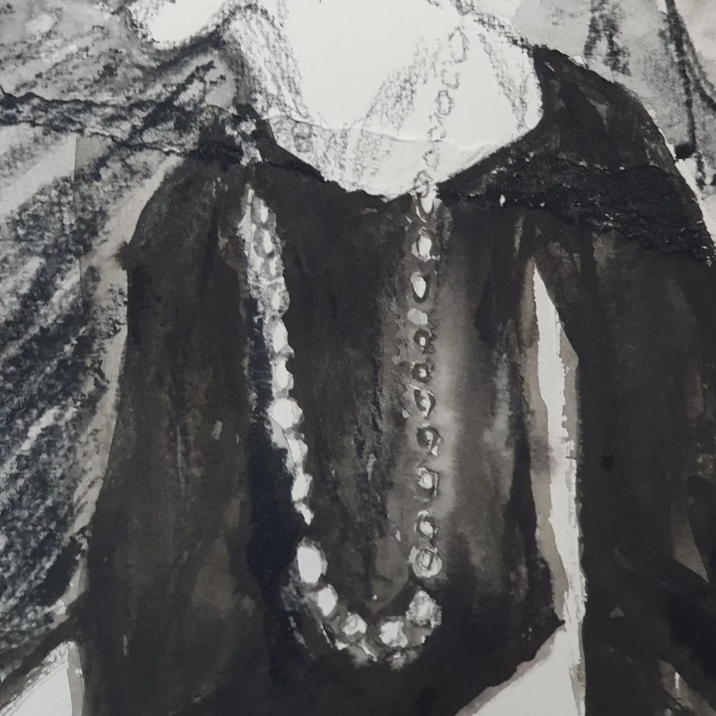Also gave the old drawing/painting from a photo thing ago again- I used to do this all the time, but haven't done one for years so it's been a battle. 

The main battle is that I WILL NOT give up on something even when it has reached a point of no re