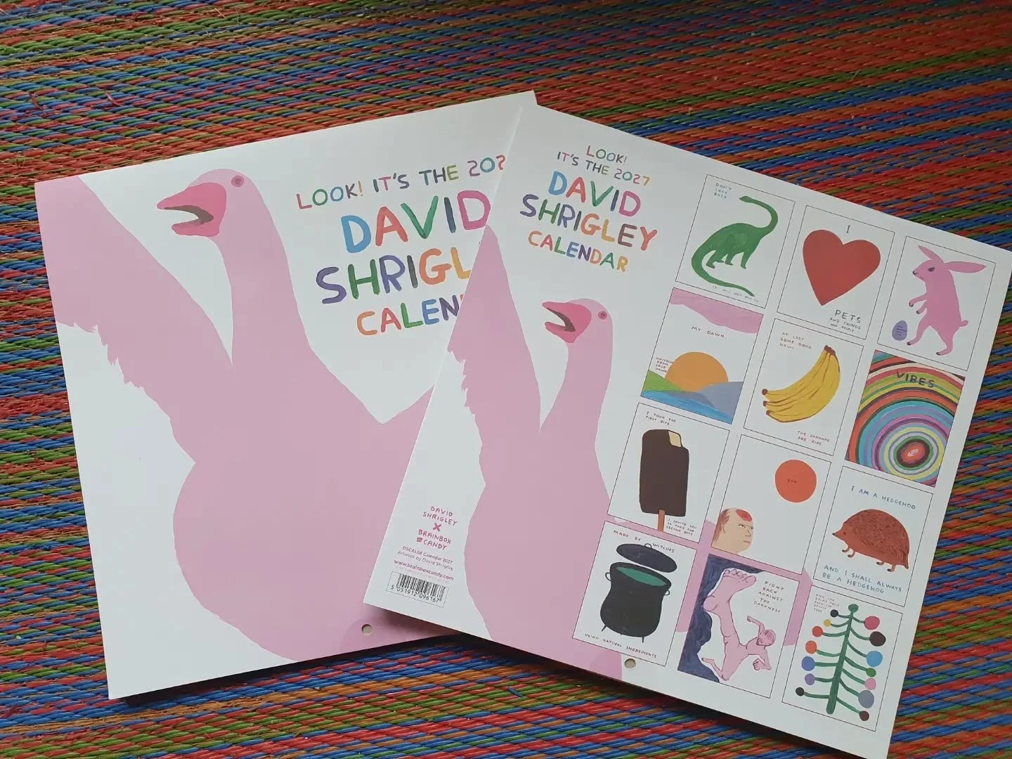 Nearly out of the @davidshrigley 2027 calendars from @brainboxcandy and its only October 6th!

If you want to pre-order/reserve one send a message asap so the Shopkeeper knows how many to order. 

#davidshrigley #calendar #2027calendar #shopsmall #ju