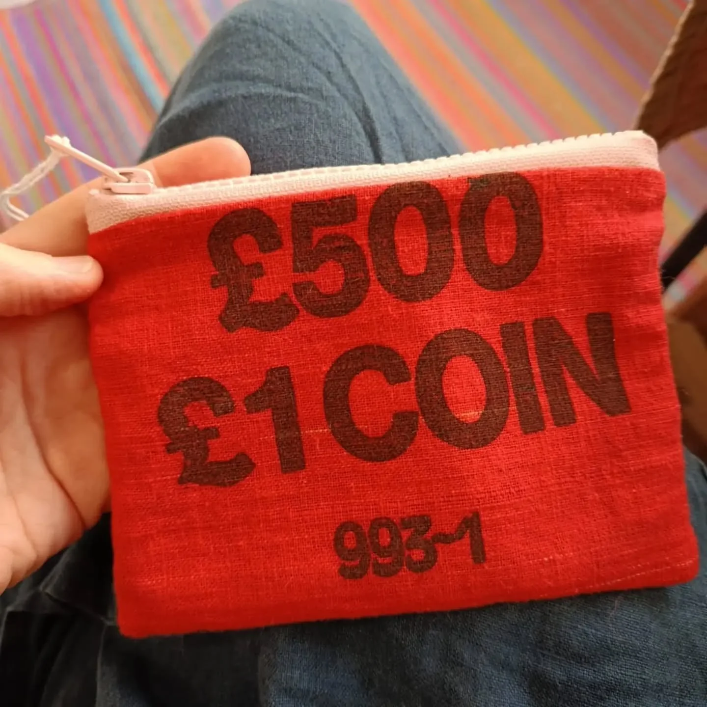 New coin purses &amp; wallets made from vintage bank and post office cash bags by @__becky__ .

 Starting from a mere &pound;7 these are hard wearing and useful accessories for anyone who likes to stick things in other things.  Perfectly postable- le