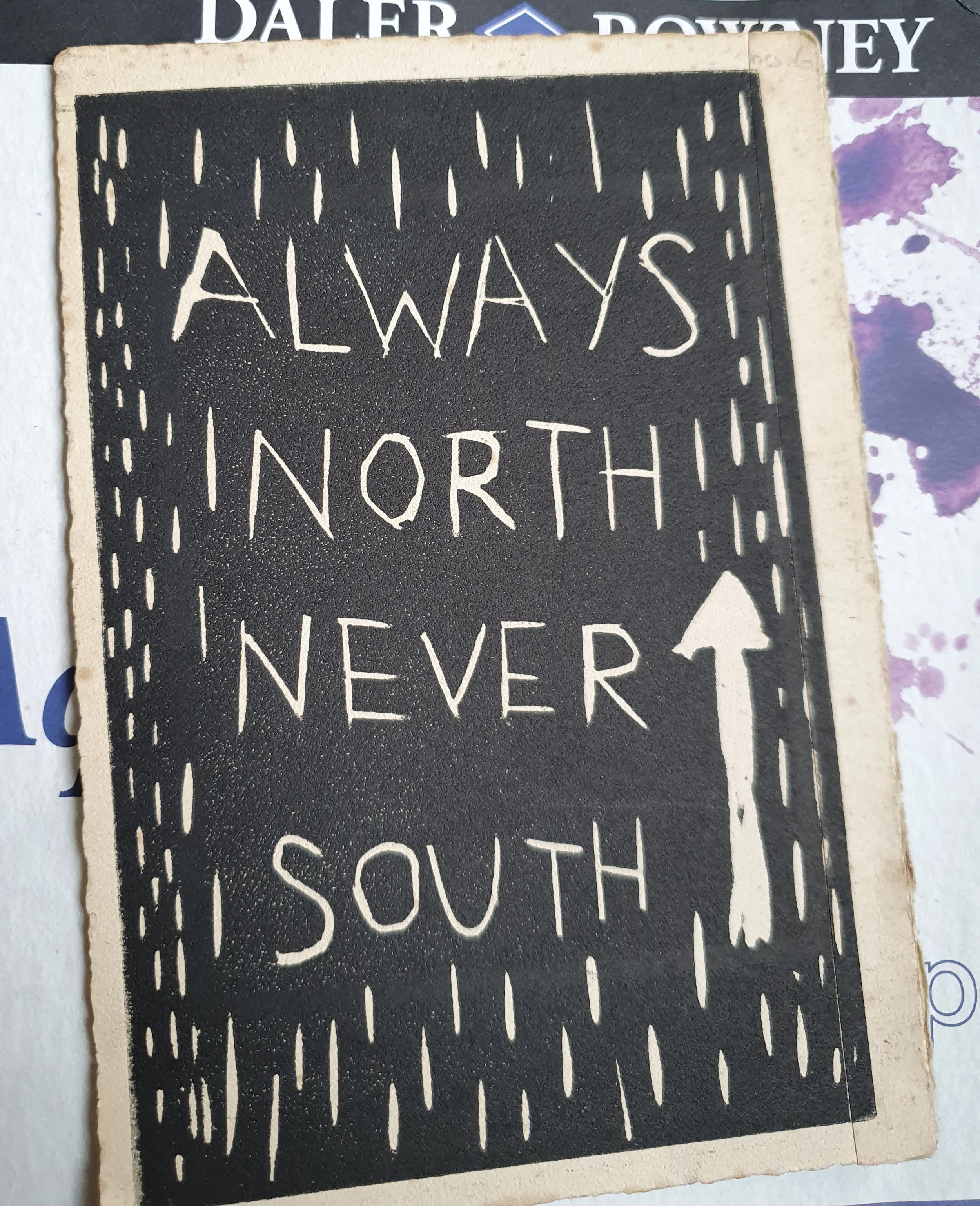 always north never south