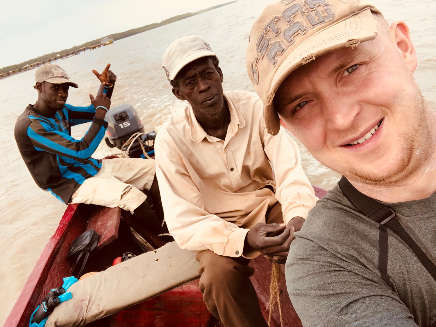 Crossing The Gambia river