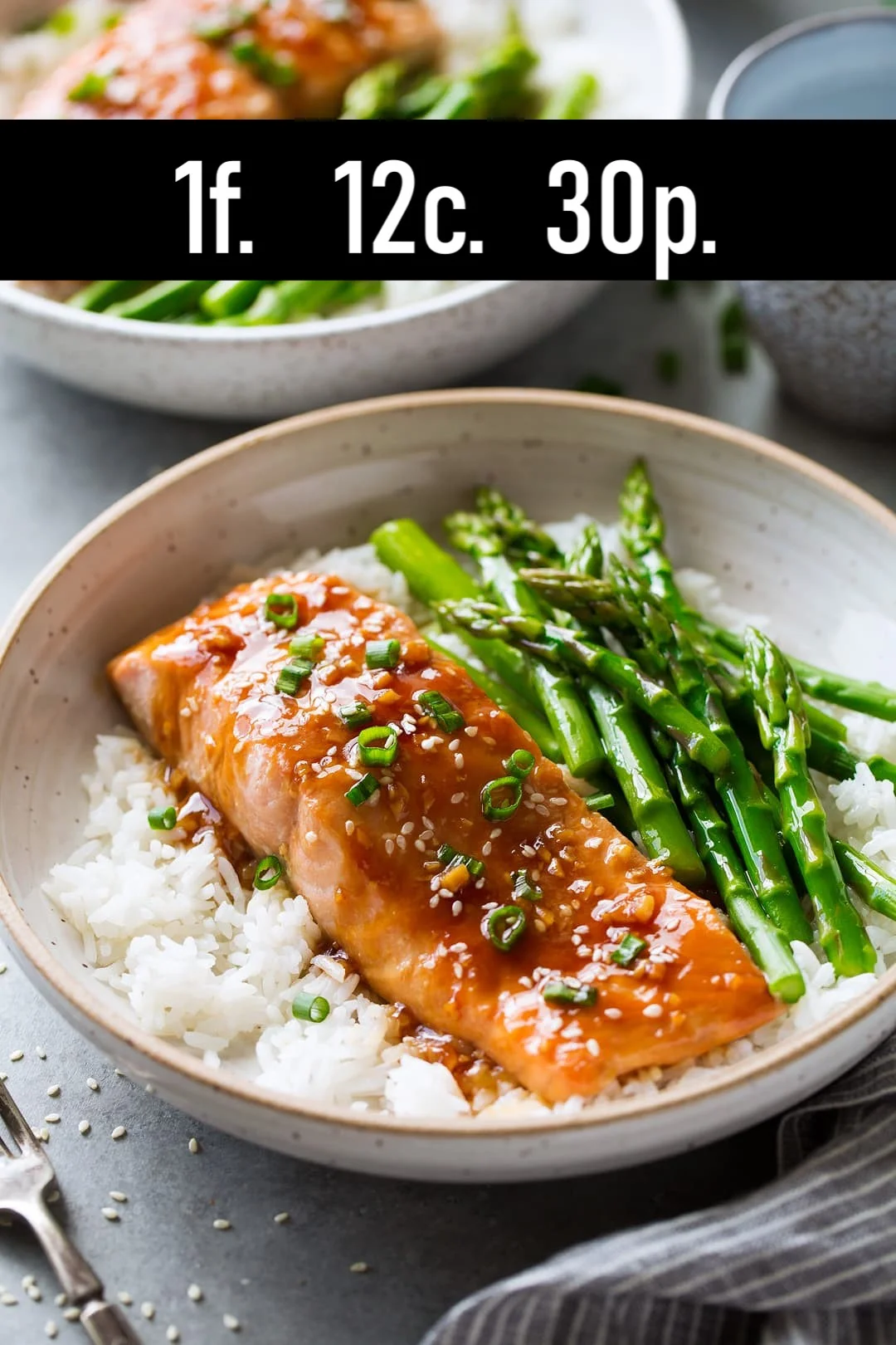 Nutrition Information Serves: 1 serving Serving Size: 1 serving Calories: 175 / Fat: 1g / Carbs: 12g / Protein: 30g