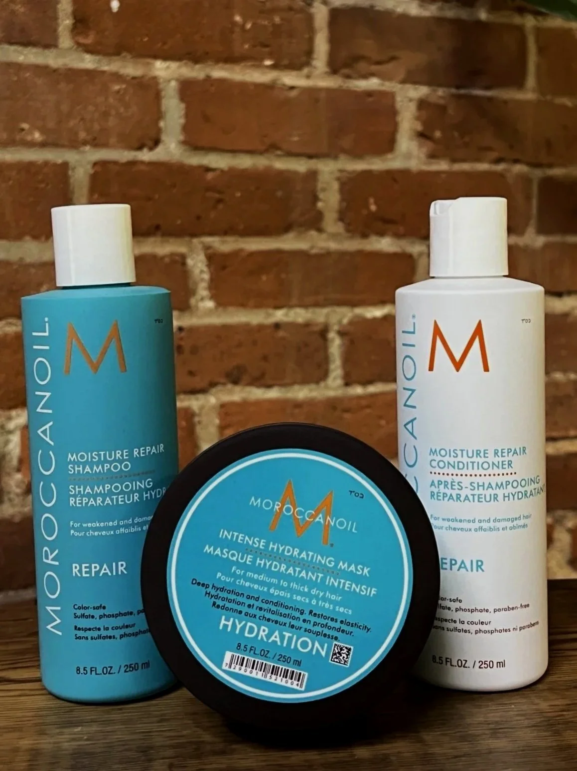 Moroccan Oil 
Moroccanoil is powered by antioxidant-rich argan oil to nourish, smooth, and enhance shine. The iconic formulas improve manageability while reducing frizz and dryness. A favorite for creating soft, polished, healthy-looking hair.
